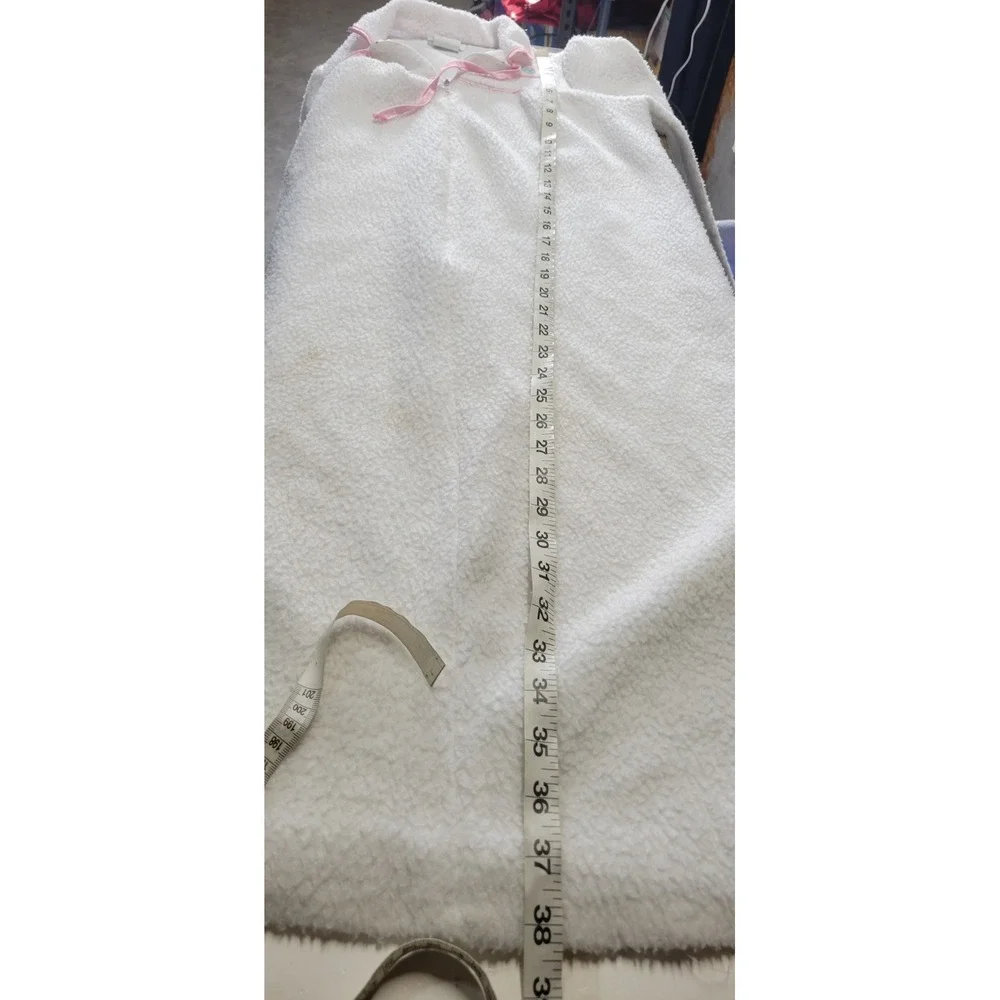 Vtg Heart Warmers Kids Fleece‎ Robe Heart Applique Zipper Sleepwear Size 7